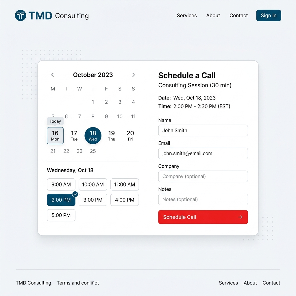 Booking Widget